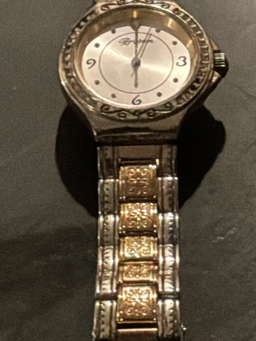Brighton Two-Tone Silver and Gold Bracelet Watch